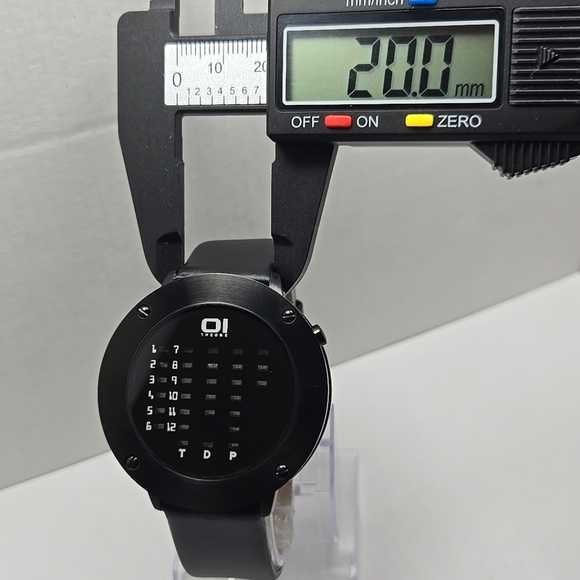 01 THE ONE Ibiza Ride Binary LED Watch IRR202RB1 Unique Tech Timepiece New Batt - Picture 5 of 11